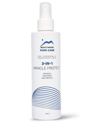 BeautiMark 3-in-1 Miracle Protect Spray – Heat Protection, Detangler & Skin Moisturizer for Human Hair Wigs & Color-Treated Hair - Buy Wigs USA